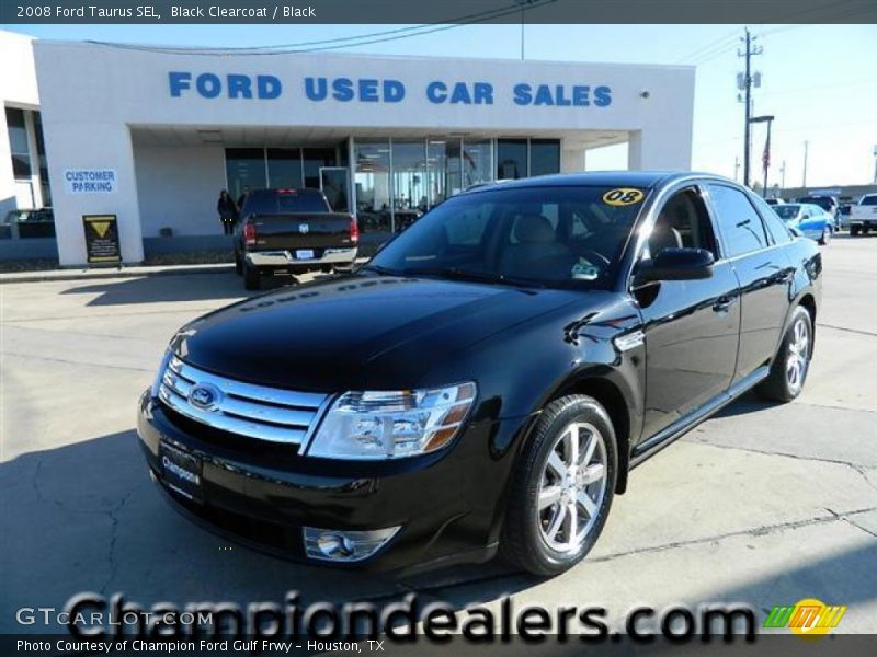 Black Clearcoat / Black 2008 Ford Taurus SEL