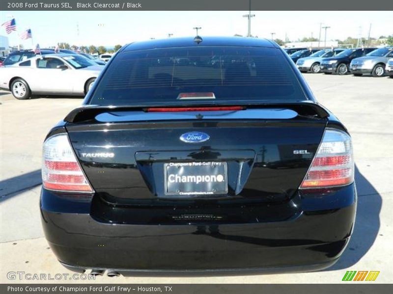 Black Clearcoat / Black 2008 Ford Taurus SEL