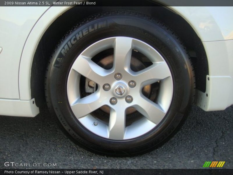 Winter Frost Pearl / Blond 2009 Nissan Altima 2.5 SL