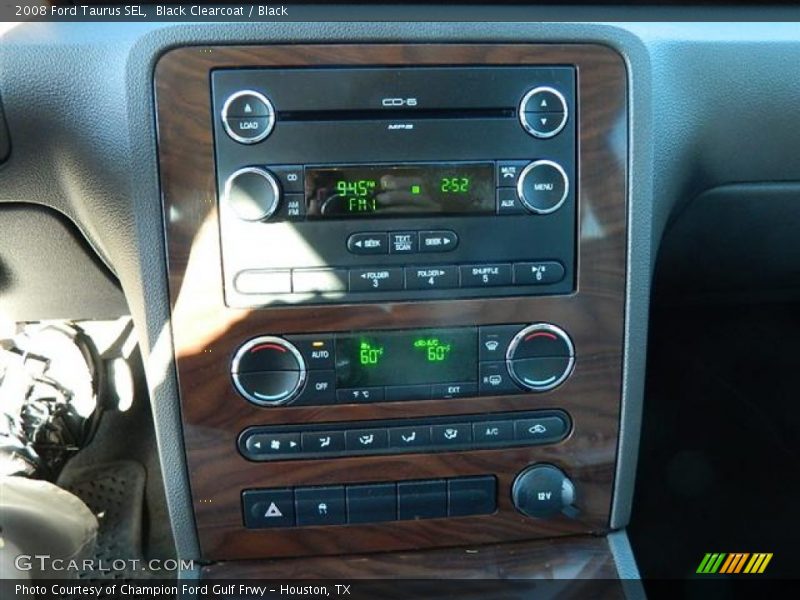 Black Clearcoat / Black 2008 Ford Taurus SEL