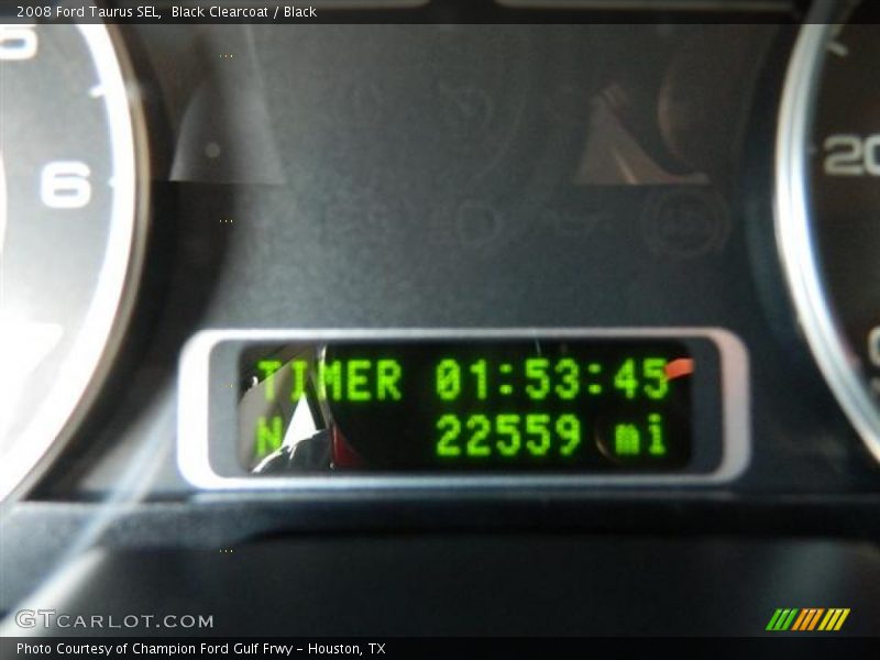 Black Clearcoat / Black 2008 Ford Taurus SEL