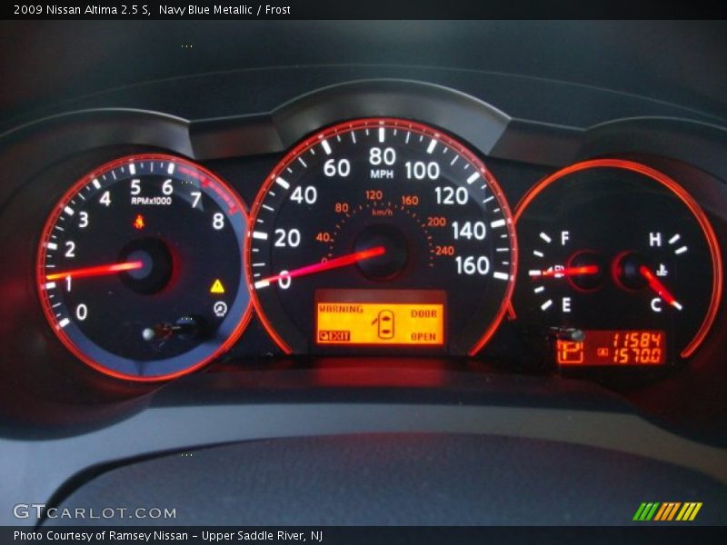 Navy Blue Metallic / Frost 2009 Nissan Altima 2.5 S