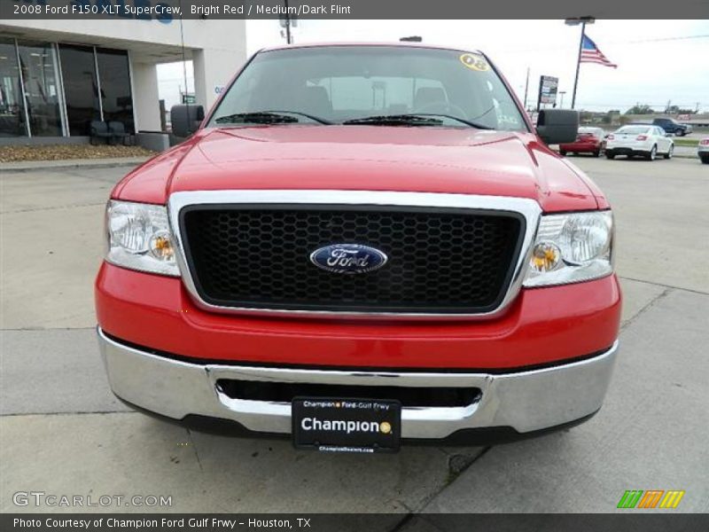 Bright Red / Medium/Dark Flint 2008 Ford F150 XLT SuperCrew