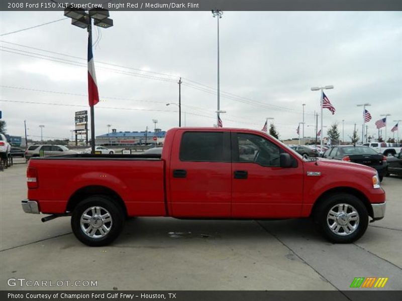 Bright Red / Medium/Dark Flint 2008 Ford F150 XLT SuperCrew