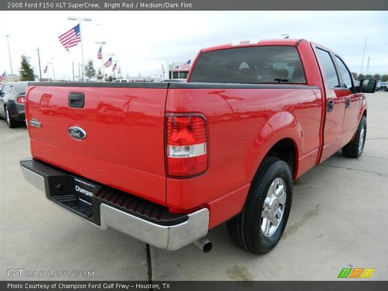 Bright Red / Medium/Dark Flint 2008 Ford F150 XLT SuperCrew