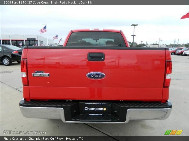 Bright Red / Medium/Dark Flint 2008 Ford F150 XLT SuperCrew