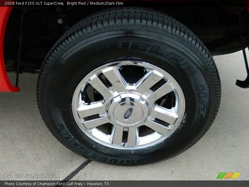 Bright Red / Medium/Dark Flint 2008 Ford F150 XLT SuperCrew