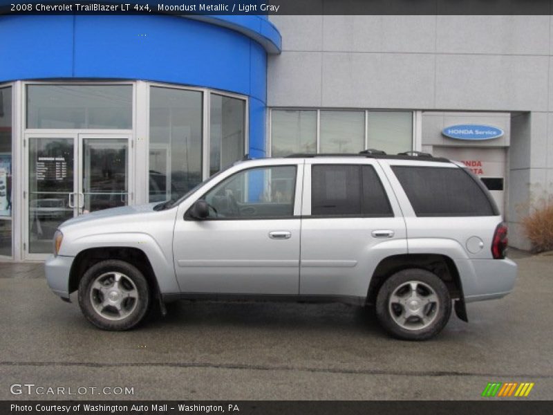 Moondust Metallic / Light Gray 2008 Chevrolet TrailBlazer LT 4x4