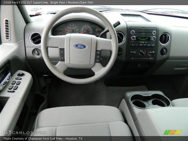 Bright Red / Medium/Dark Flint 2008 Ford F150 XLT SuperCrew