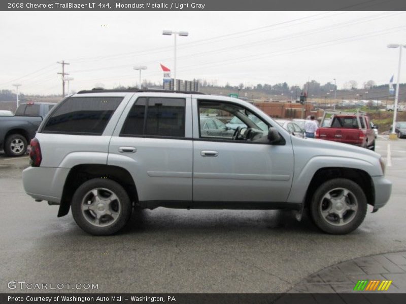 Moondust Metallic / Light Gray 2008 Chevrolet TrailBlazer LT 4x4