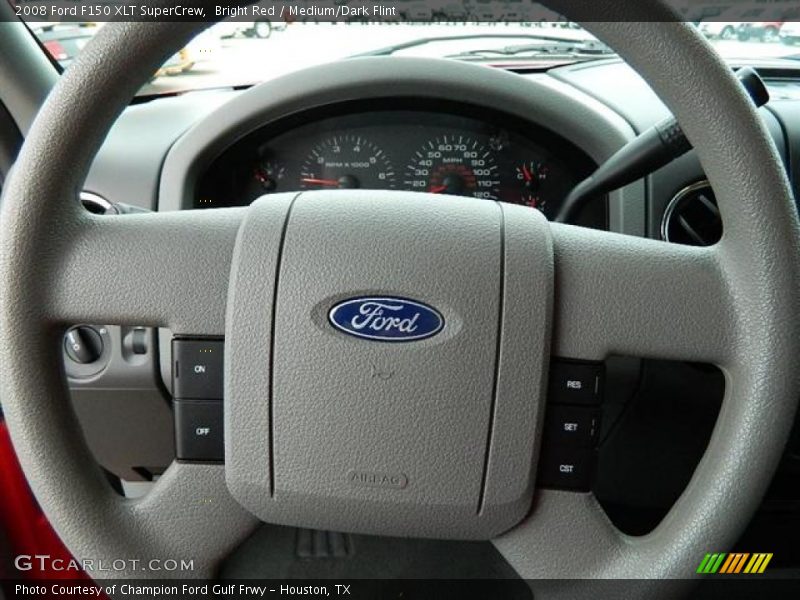 Bright Red / Medium/Dark Flint 2008 Ford F150 XLT SuperCrew