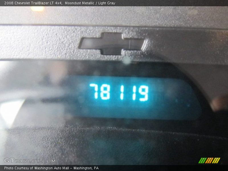 Moondust Metallic / Light Gray 2008 Chevrolet TrailBlazer LT 4x4