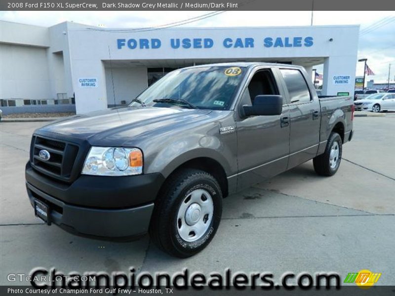 Dark Shadow Grey Metallic / Medium/Dark Flint 2008 Ford F150 XL SuperCrew