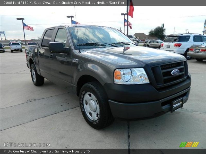 Dark Shadow Grey Metallic / Medium/Dark Flint 2008 Ford F150 XL SuperCrew