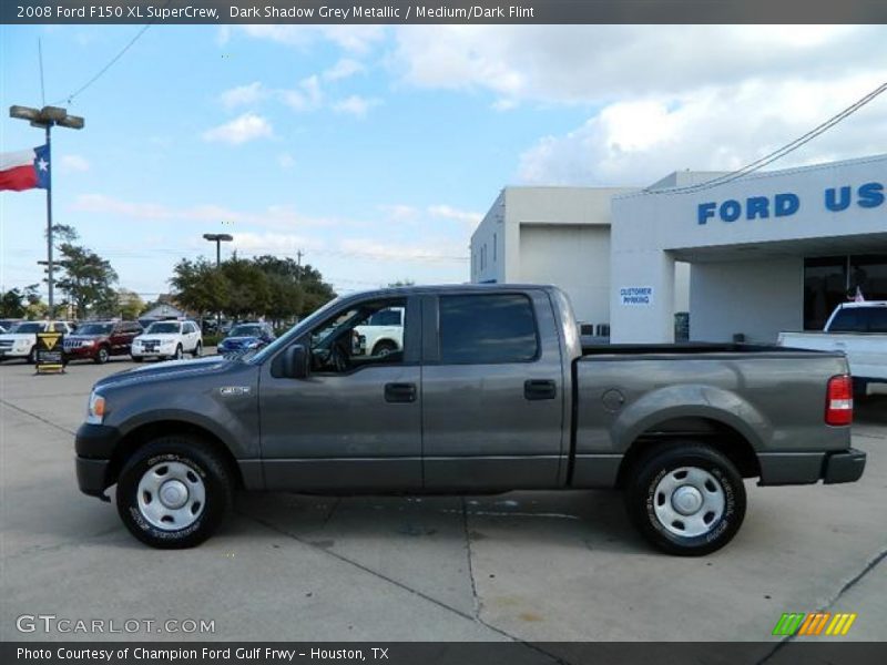 Dark Shadow Grey Metallic / Medium/Dark Flint 2008 Ford F150 XL SuperCrew