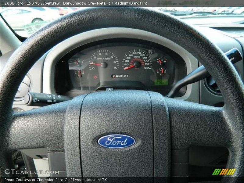 Dark Shadow Grey Metallic / Medium/Dark Flint 2008 Ford F150 XL SuperCrew