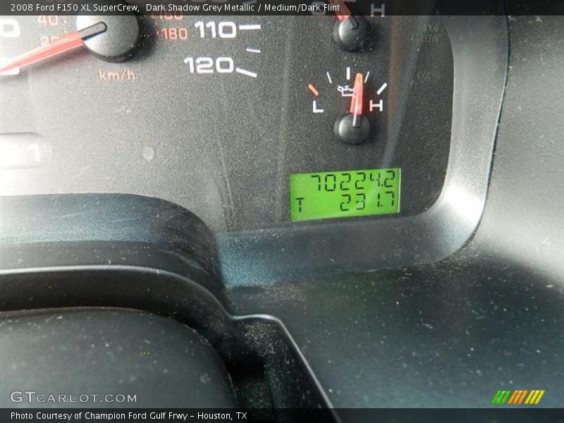 Dark Shadow Grey Metallic / Medium/Dark Flint 2008 Ford F150 XL SuperCrew