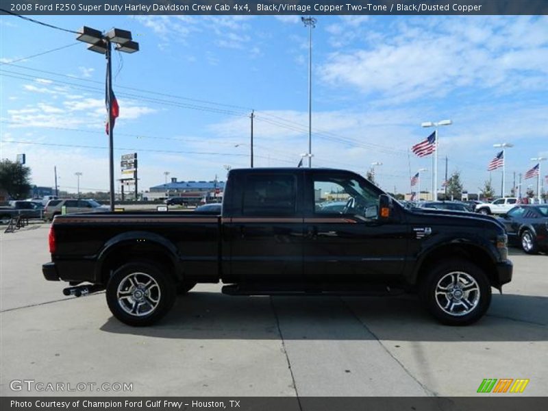 Black/Vintage Copper Two-Tone / Black/Dusted Copper 2008 Ford F250 Super Duty Harley Davidson Crew Cab 4x4