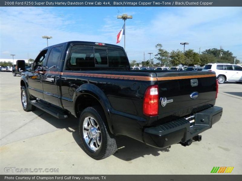 Black/Vintage Copper Two-Tone / Black/Dusted Copper 2008 Ford F250 Super Duty Harley Davidson Crew Cab 4x4