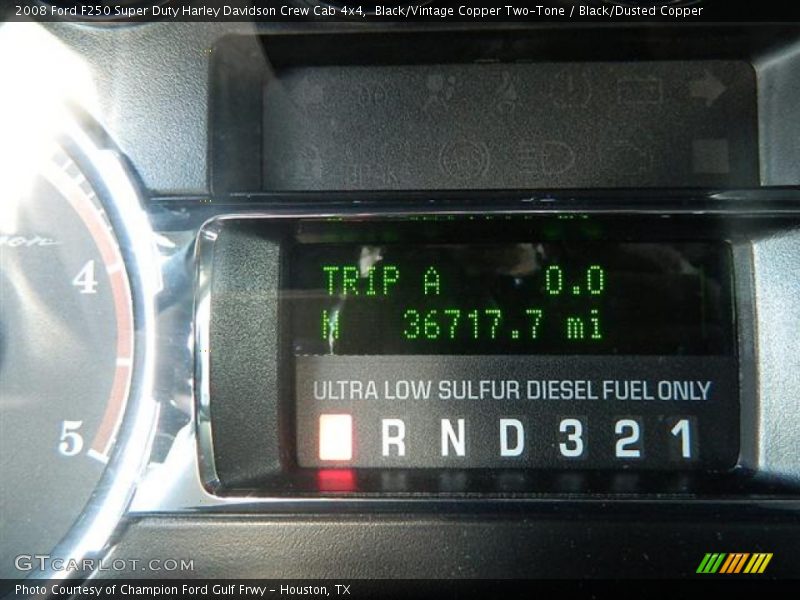 Black/Vintage Copper Two-Tone / Black/Dusted Copper 2008 Ford F250 Super Duty Harley Davidson Crew Cab 4x4