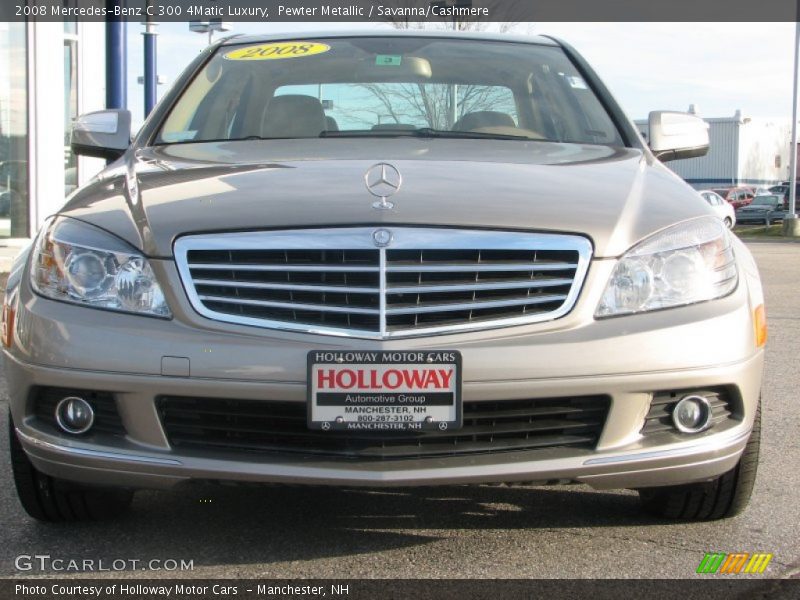 Pewter Metallic / Savanna/Cashmere 2008 Mercedes-Benz C 300 4Matic Luxury