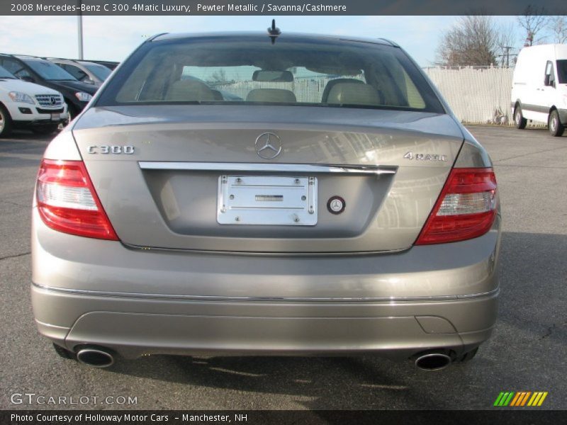 Pewter Metallic / Savanna/Cashmere 2008 Mercedes-Benz C 300 4Matic Luxury