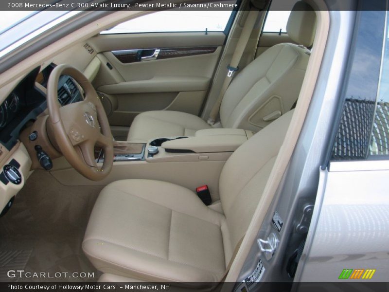 Pewter Metallic / Savanna/Cashmere 2008 Mercedes-Benz C 300 4Matic Luxury