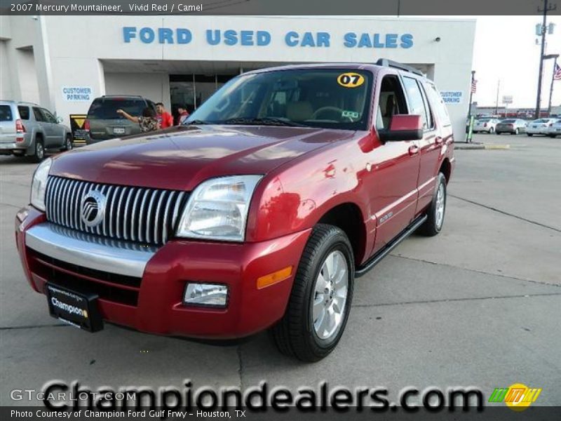 Vivid Red / Camel 2007 Mercury Mountaineer