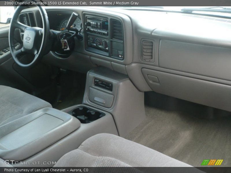 Summit White / Medium Gray 2000 Chevrolet Silverado 1500 LS Extended Cab