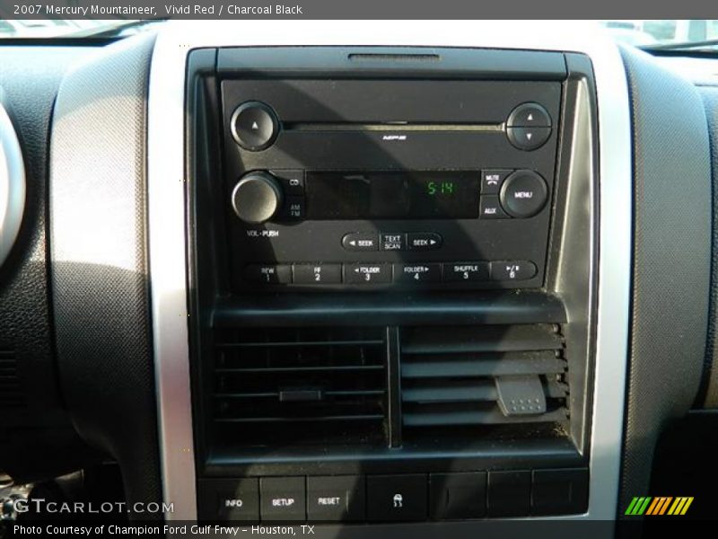 Vivid Red / Charcoal Black 2007 Mercury Mountaineer