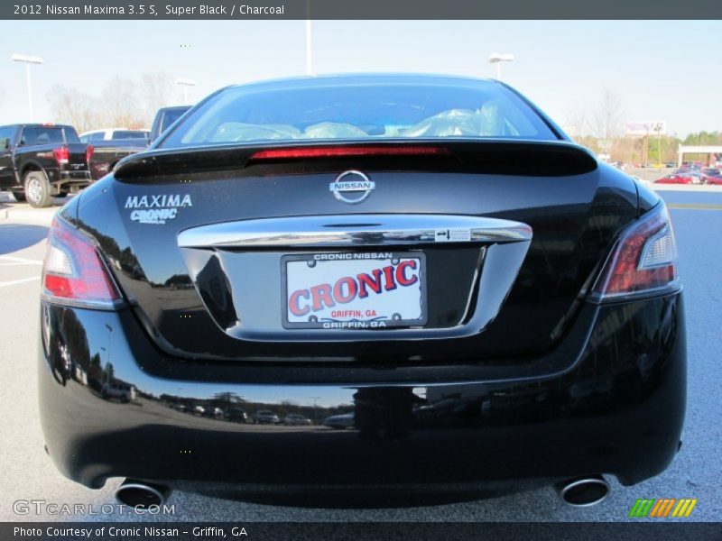 Super Black / Charcoal 2012 Nissan Maxima 3.5 S
