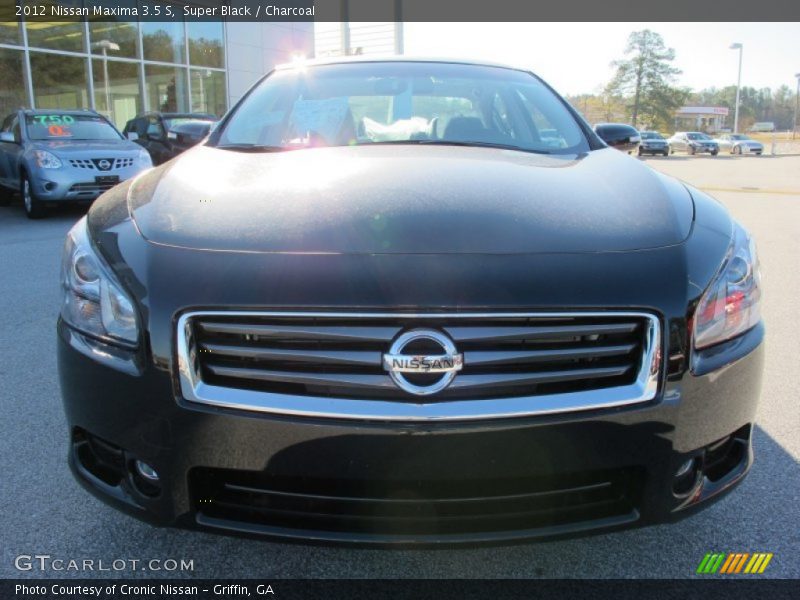 Super Black / Charcoal 2012 Nissan Maxima 3.5 S
