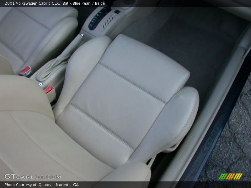 Batik Blue Pearl / Beige 2001 Volkswagen Cabrio GLX