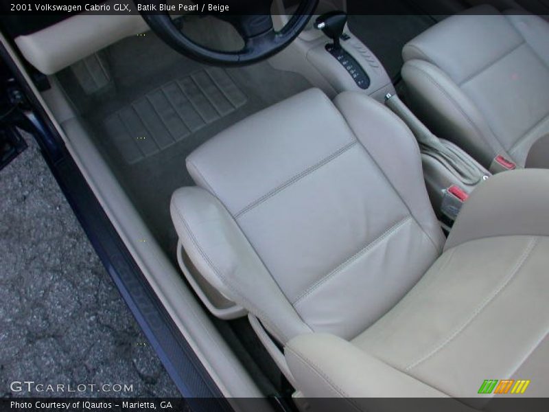 Batik Blue Pearl / Beige 2001 Volkswagen Cabrio GLX