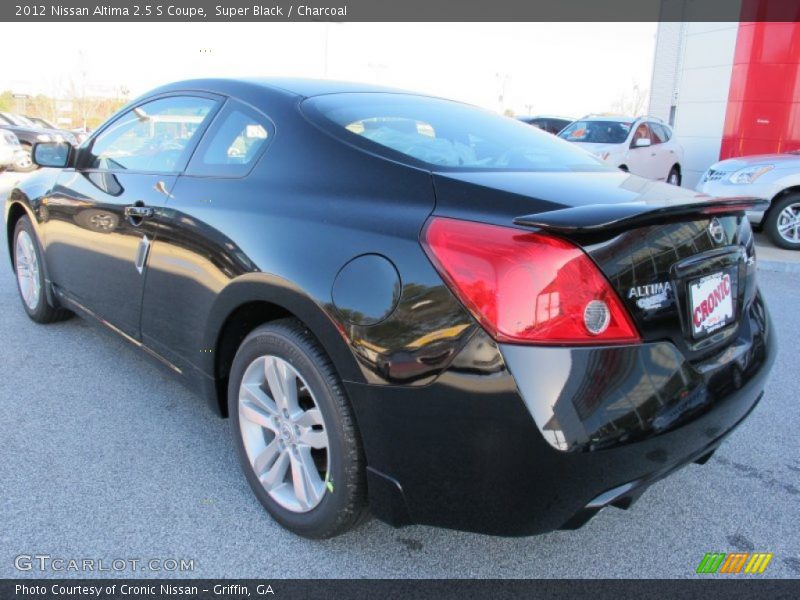 Super Black / Charcoal 2012 Nissan Altima 2.5 S Coupe