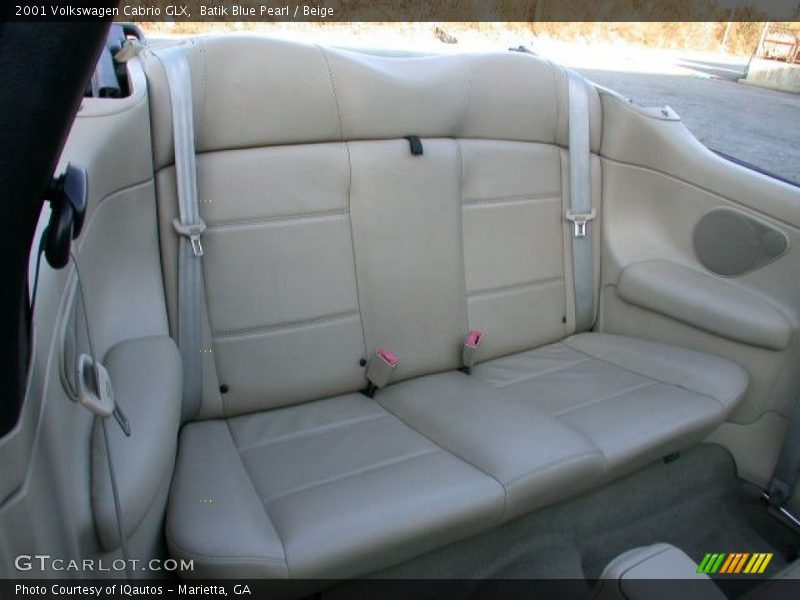 Batik Blue Pearl / Beige 2001 Volkswagen Cabrio GLX
