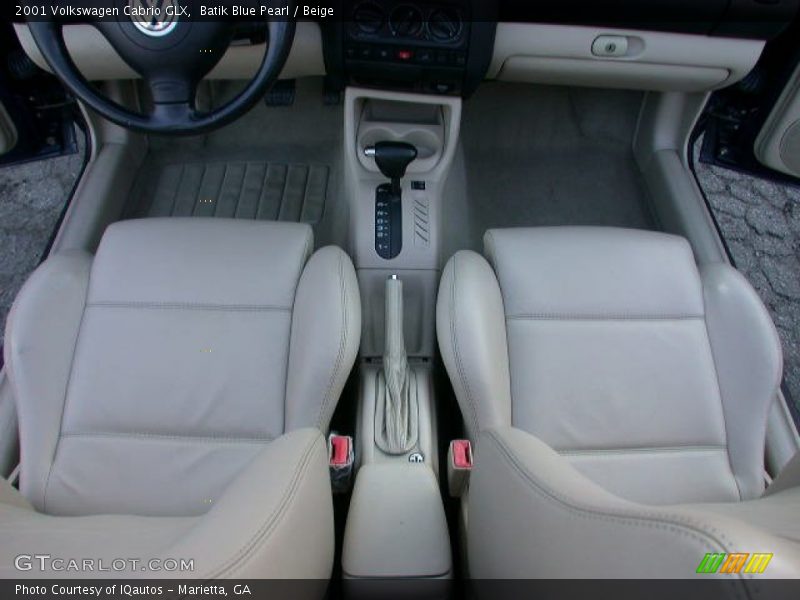 Batik Blue Pearl / Beige 2001 Volkswagen Cabrio GLX