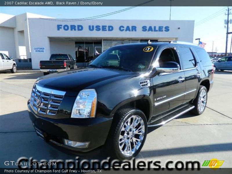 Black Raven / Ebony/Ebony 2007 Cadillac Escalade AWD