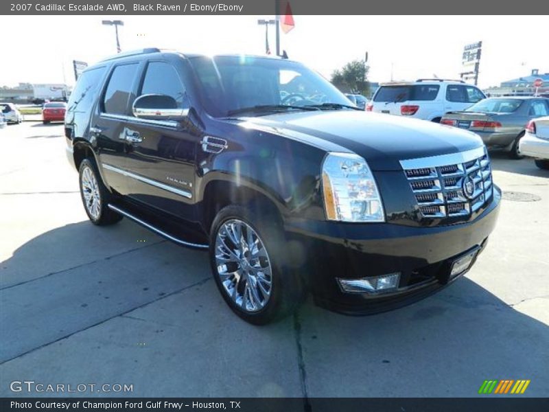 Black Raven / Ebony/Ebony 2007 Cadillac Escalade AWD