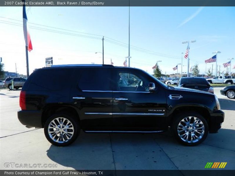 Black Raven / Ebony/Ebony 2007 Cadillac Escalade AWD
