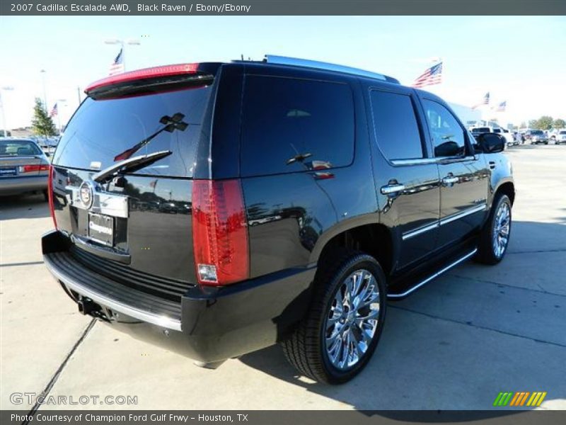 Black Raven / Ebony/Ebony 2007 Cadillac Escalade AWD