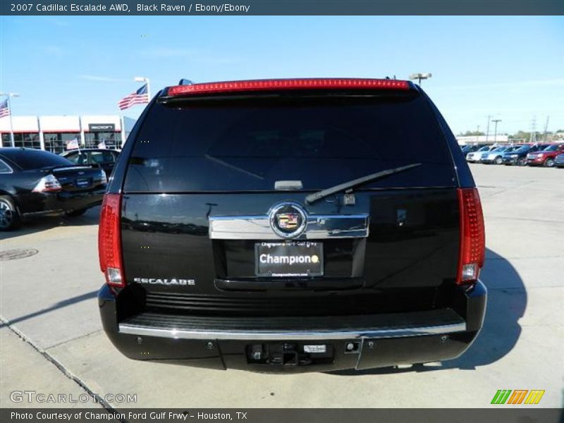 Black Raven / Ebony/Ebony 2007 Cadillac Escalade AWD