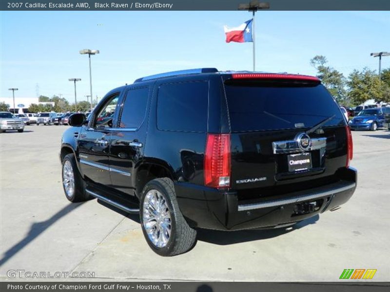 Black Raven / Ebony/Ebony 2007 Cadillac Escalade AWD