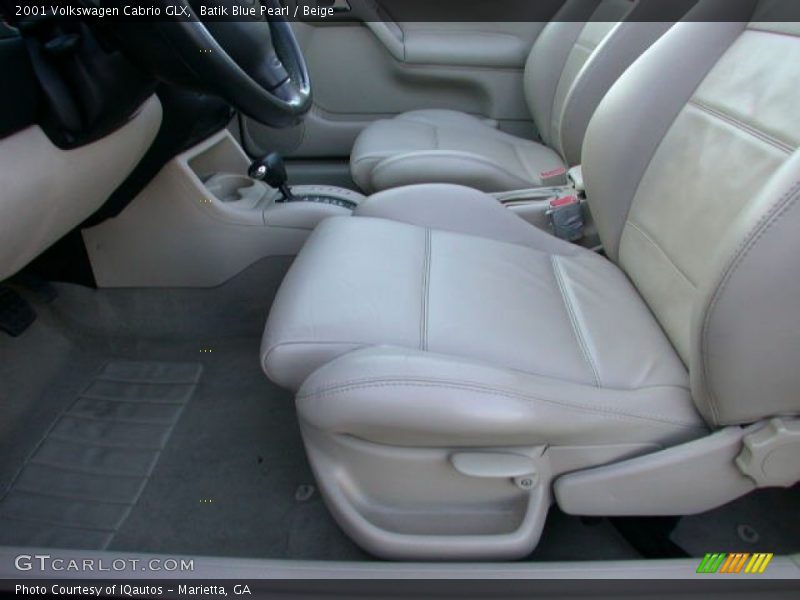 Batik Blue Pearl / Beige 2001 Volkswagen Cabrio GLX