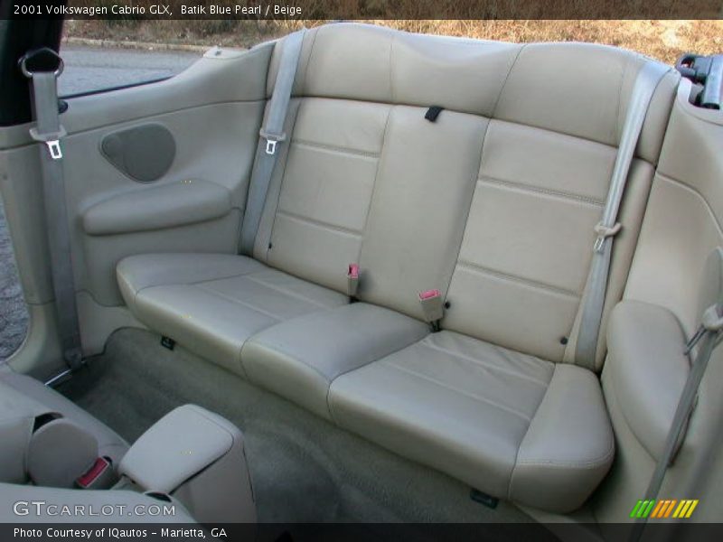 Batik Blue Pearl / Beige 2001 Volkswagen Cabrio GLX