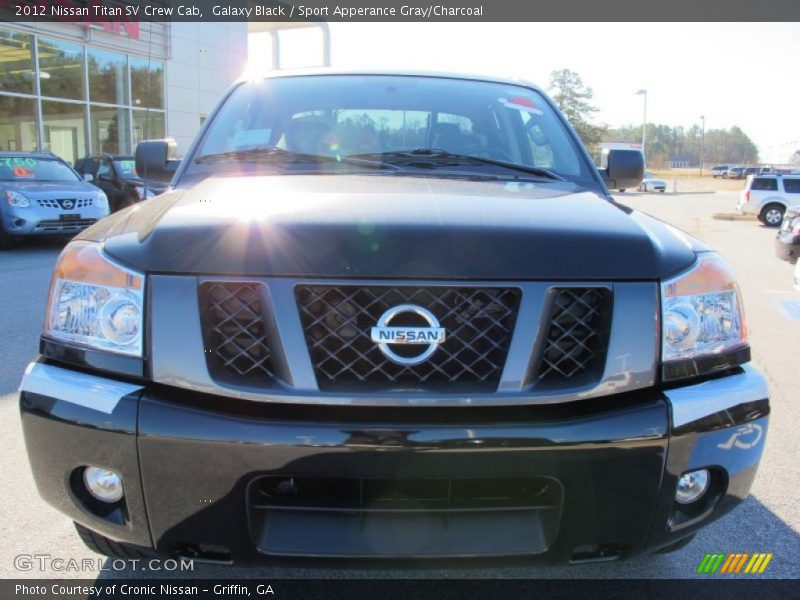Galaxy Black / Sport Apperance Gray/Charcoal 2012 Nissan Titan SV Crew Cab