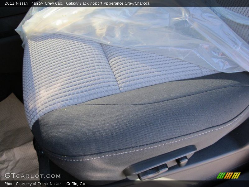 Galaxy Black / Sport Apperance Gray/Charcoal 2012 Nissan Titan SV Crew Cab