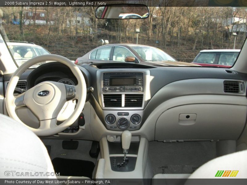 Lightning Red / Ivory 2008 Subaru Impreza 2.5i Wagon