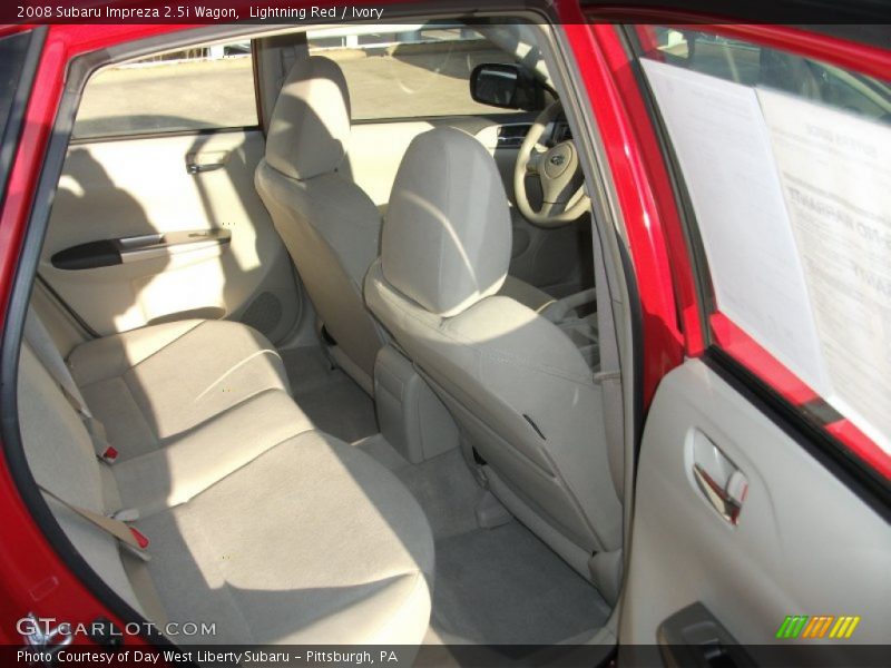 Lightning Red / Ivory 2008 Subaru Impreza 2.5i Wagon