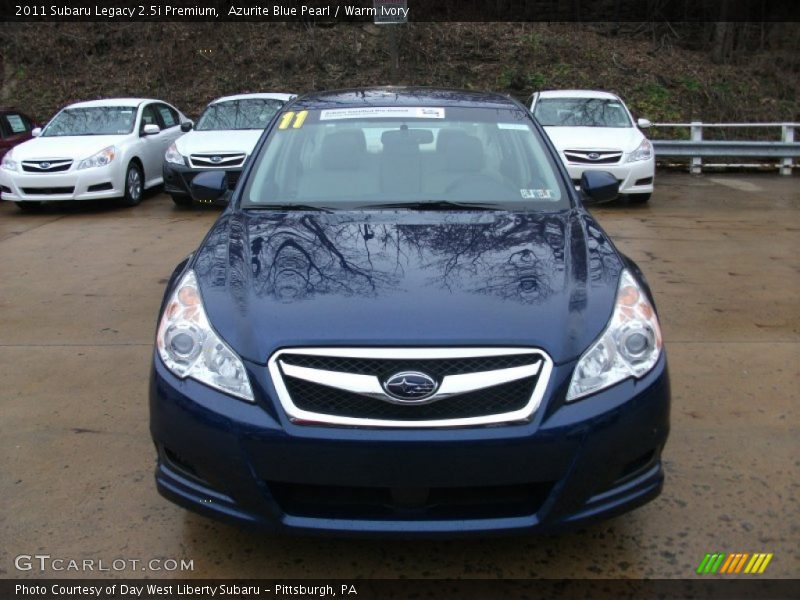 Azurite Blue Pearl / Warm Ivory 2011 Subaru Legacy 2.5i Premium